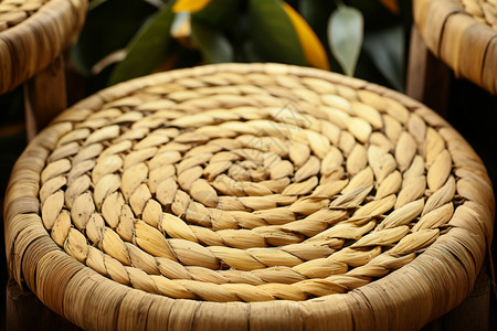 乡村传统手工编织的艺术品高清图片