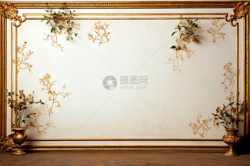 创意花卉装饰背景图片