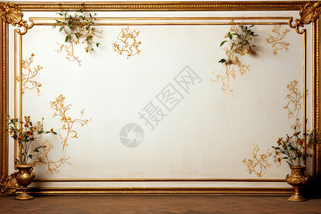 创意花卉装饰背景背景图片
