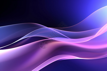 紫色的波浪背景图片