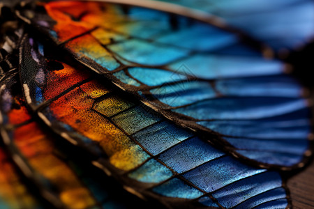 蝴蝶翅膀纹路图片