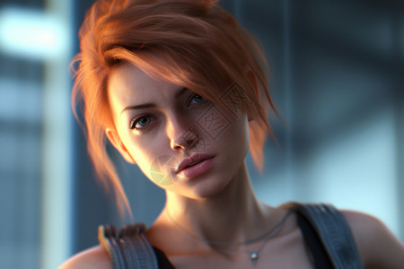 游戏女主角背景图片