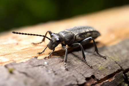 长角甲虫角角甲虫高清图片