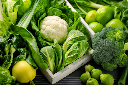 绿色蔬菜背景图片