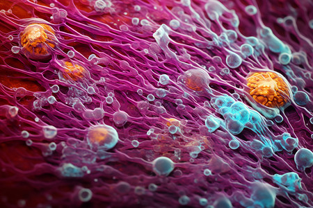 肿瘤细胞背景图片