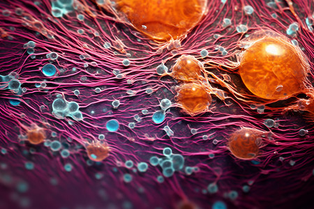 癌细胞组织背景图片
