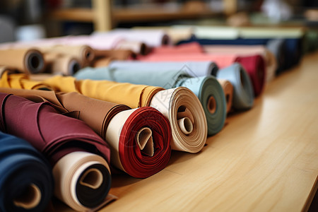 纺织工业的布料高清图片