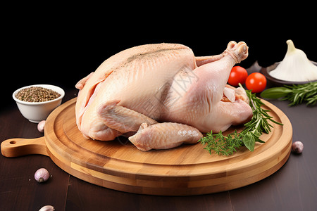 蛋白质食品美味新鲜的鸡肉背景