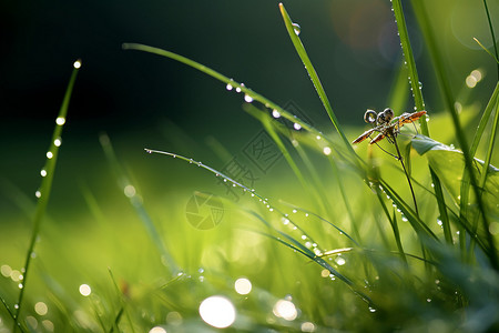 蚂蚁网素材草地中的杂草背景
