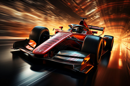 加速度的赛车比赛背景图片