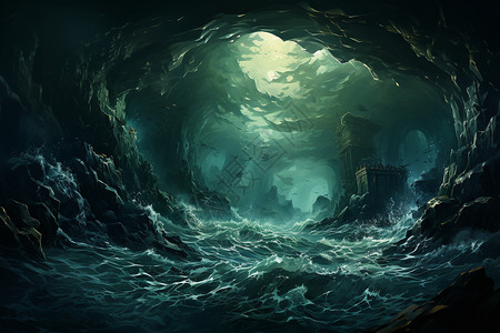 超现实海底世界图片