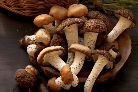 煮汤用的蘑菇图片
