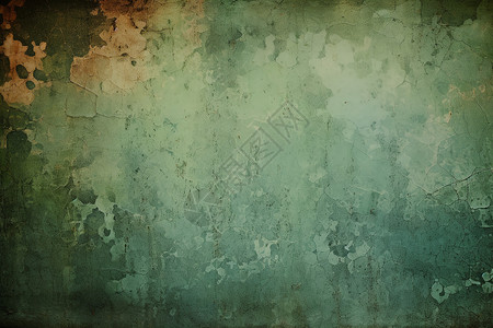 肮脏绿色墙壁褪色的渐变墙纸设计图片