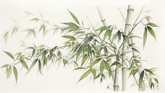 大师画竹子酿造大师高清图片