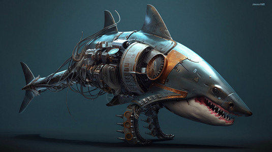 鲨鱼模型图片