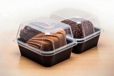 盒装巧克力蛋糕图片