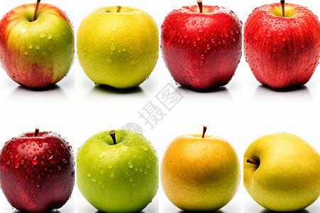 各种颜色的苹果图片