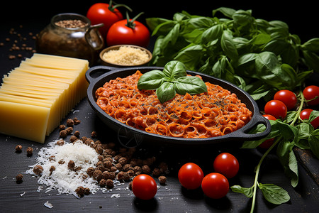意大利面食物图片