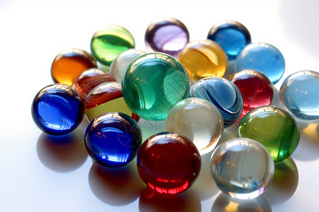 玻璃弹珠弹珠玩具高清图片