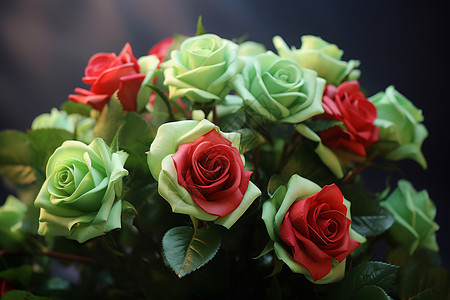 大朵特色花情人节特色玫瑰设计图片