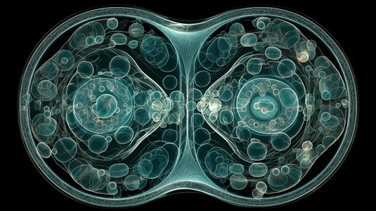 医学器皿观察培养皿中的细菌插画