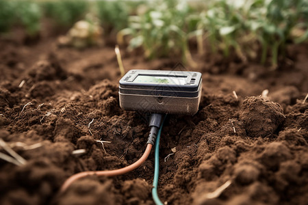 检测土壤测量土壤养分机器背景