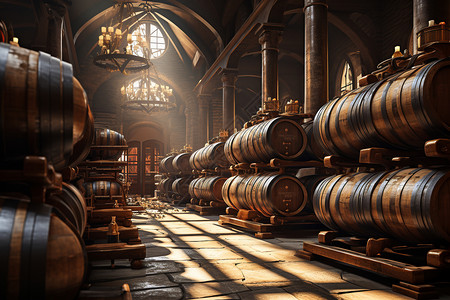 酿酒的酒厂图片