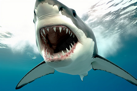 危险的大鲨鱼高清图片