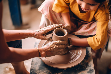 培养儿童创造力的手工陶艺图片