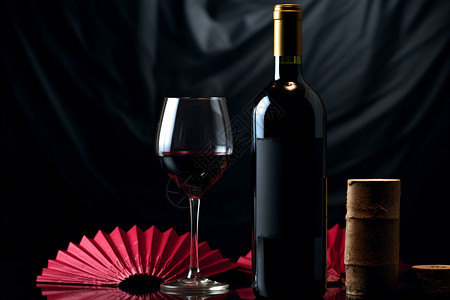 品质优良的葡萄酒背景图片