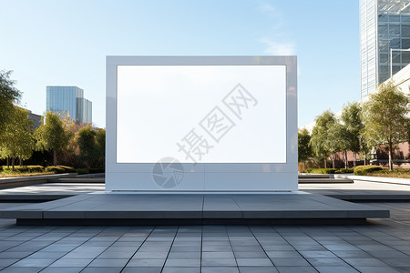 广场LED道路上大型广告位设计图片