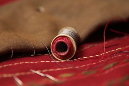 手工纺织棉线图片