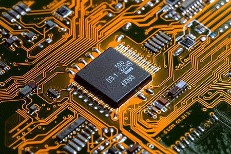 电子编程素材集成科技微处理器背景