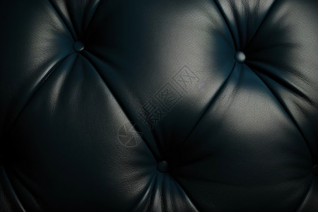 黑色的皮质沙发靠垫图片