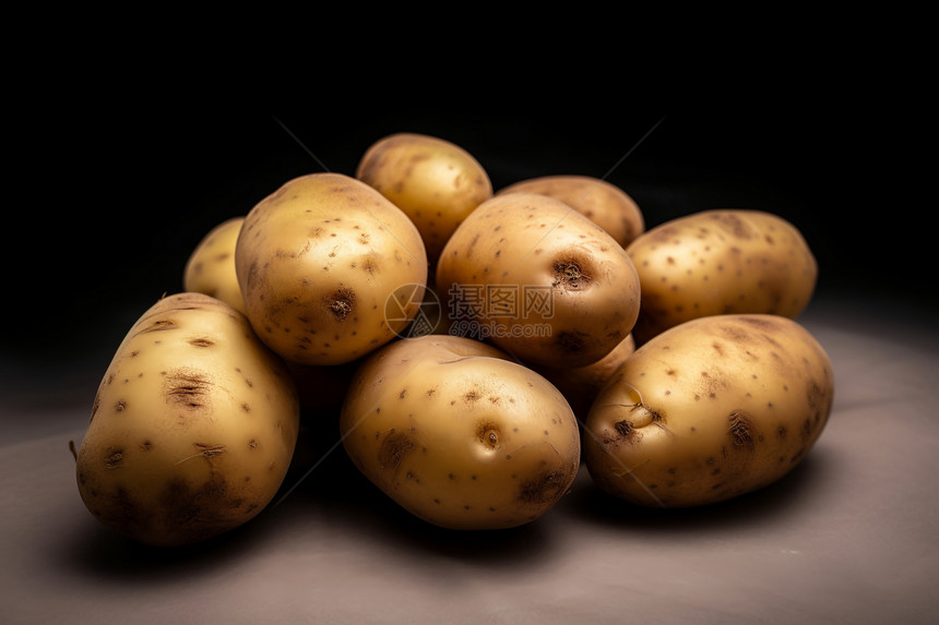 营养健康的土豆图片