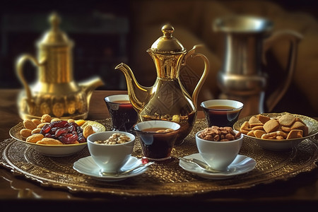 传统的热茶饮图片