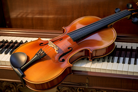 古典的小提琴背景图片