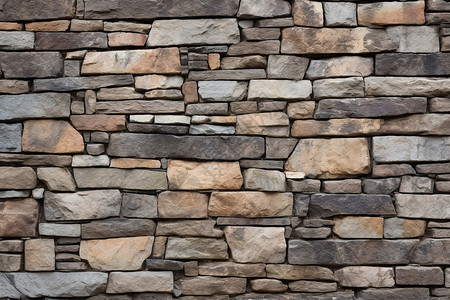 风化石砖块堆砌的墙壁背景