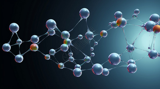 化学分子结构图背景图片