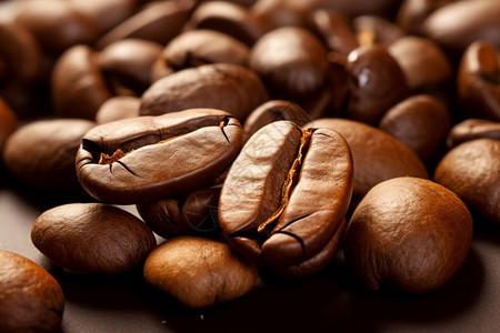 健康的咖啡豆高清图片