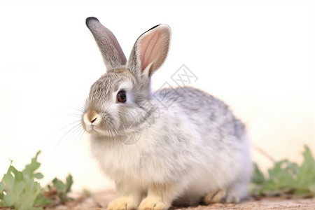 可爱幼小的兔子图片