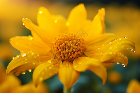 美丽的植物黄花背景图片
