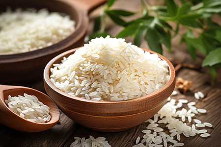 健康的谷物大米背景图片