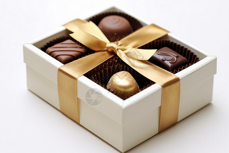 美味的巧克力礼盒背景图片