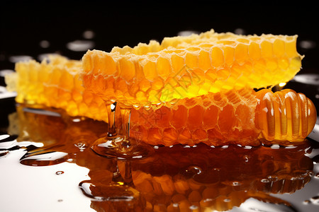 美味甜蜜的蜂蜜图片