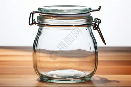 简约的玻璃罐子高清图片