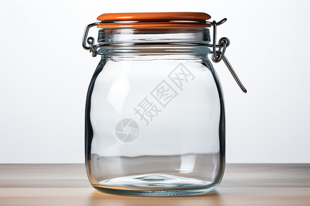 透明的玻璃罐子图片