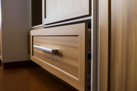 现代家居的定制木柜图片