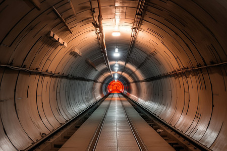 让地铁通行的隧道图片