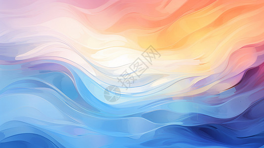颜色鲜艳的波浪图背景图片